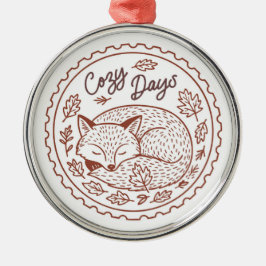Cute Fox-naturen för ornament