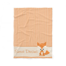 Cute Fox och Orange och Tan Rand| Personlig