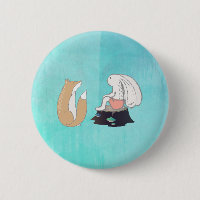 Cute Fox och Rabbit Woodland Creatures Teckning