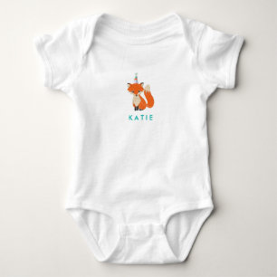 Cute Fox Party Hat Woodland T Shirt