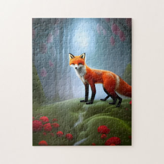 Cute Fox Puzzle Pussel