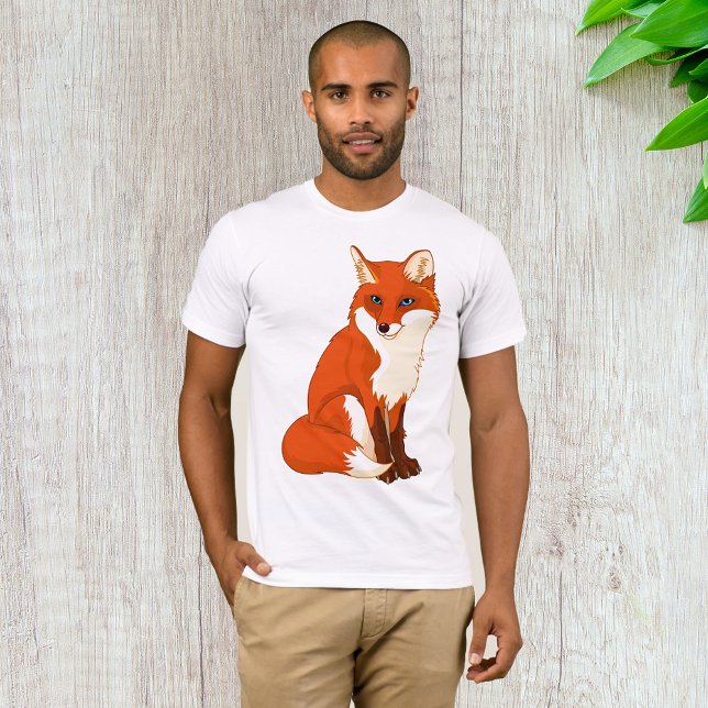 Cute Fox Sitta Manar T-Shirt (Skapare uppladdad)