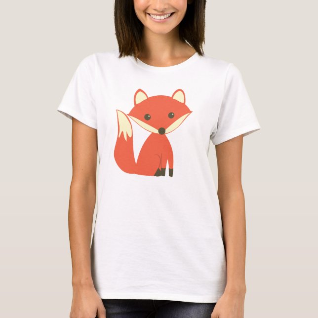 Cute Fox T-shirt (Framsida)
