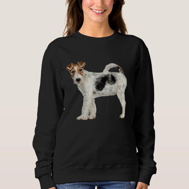 Cute Fox Terrier T Shirt (Framsida)