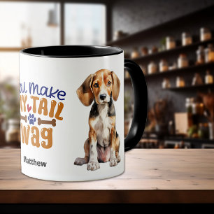 Cute Foxhound Puppy du gör min Svan-påse Mugg