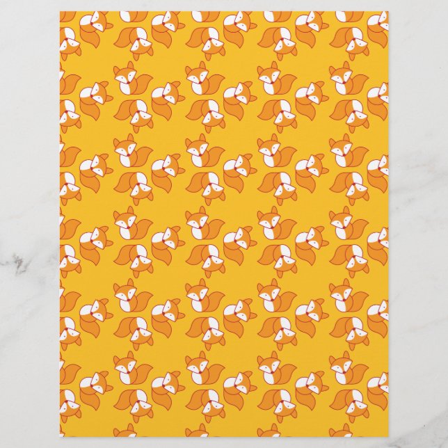 Cute foxy mönster (Framsida)