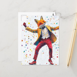 Cute Foxy Vykort