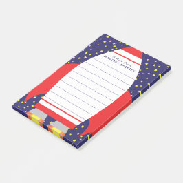 Cute från Kids Rymden Frakt Post-it Block