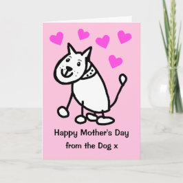 Cute från Mors dag-kortet i Hund Kort