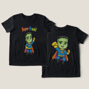 Cute Frankenstein Kids Halloween Funny T Shirt