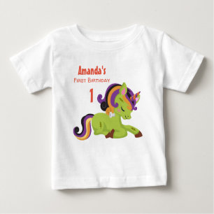 Cute Frankenstein Unicorn Halloween Birthday T Shirt
