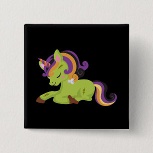 Cute Frankenstein Unicorn Halloween Knapp