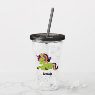 Cute Frankenstein Unicorn Halloween Take Away Mugg