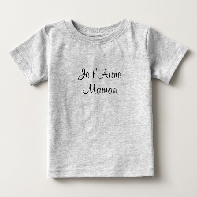 Cute Fransk Baby Tee (Framsida)