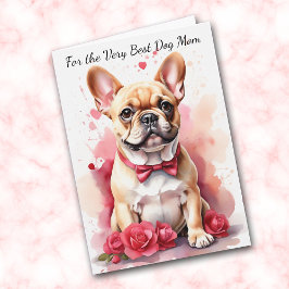 Cute Fransk Bulldog du gör min Svan-påse Helgkort