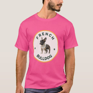 Cute Fransk Bulldog, Hund, Mamma, Hund, Pappa, Hun T Shirt
