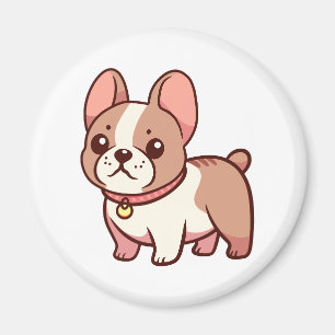 Cute Fransk Bulldog Magnet