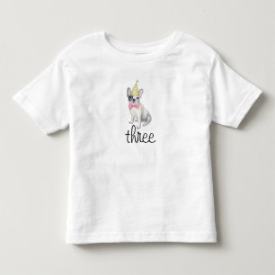 Cute Fransk Bulldog Puppy Hund Birthday Shirt T-shirt