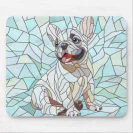 Cute Fransk Bulldog Puppy - pastellmosaik Musmatta