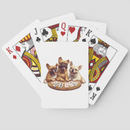 Cute Fransk Bulldog Spelkort