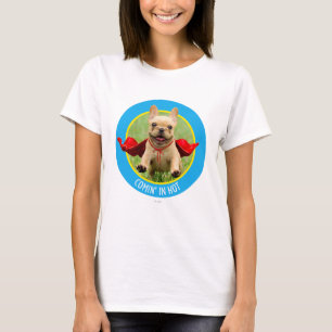 Cute Fransk Bulldog Superassistance Springa i Gras T-shirt