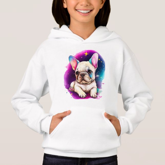 Cute Fransk bulldog T Shirt (Framsida)