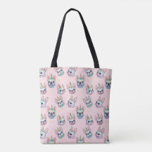 Cute Fransk Bulldog Unicorn Pastel Mönster