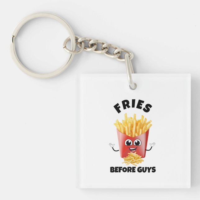 Cute Fransk Fries Tecknad Hoodie &Tee -funny Food (Framsidan)