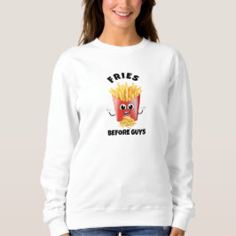 Cute Fransk Fries Tecknad Hoodie &Tee -funny Food T Shirt