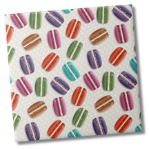Cute Fransk Macaron Mönster