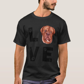 Cute Fransk Mastiff Hund Puppy Kärlek Gift T Shirt
