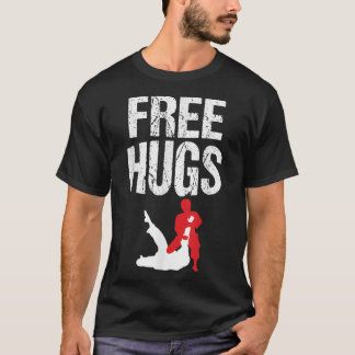 Cute Free Hugs Jiu Jitsu BJJ Martial Arts T Shirt