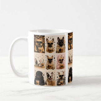 Cute French Bulldog Coffee Collection – Aesthetic Kaffemugg