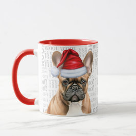Cute French Bulldog Lover Christmas Holiday Mugg