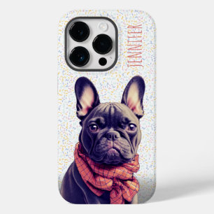 Cute Frenchie Anpassningsbar iPhone/iPad-fall
