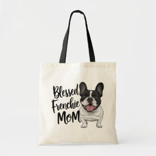 Cute Frenchie Mamma Fransk Bulldog Älskare Puppy H Tygkasse