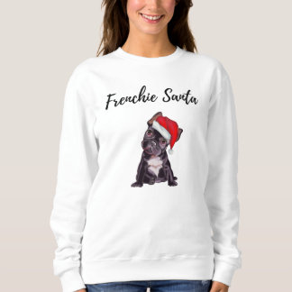 Cute Frenchie Santa hund T Shirt