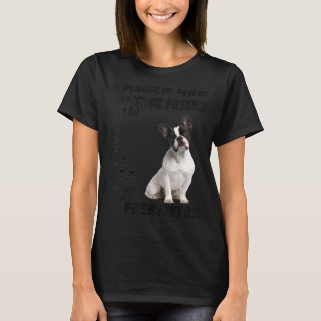 Cute Frenchton Quote Mamma Froston Pappa Faux Fren T Shirt (Framsida)