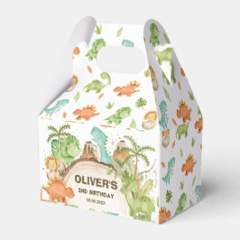 Cute Friendly Dinosaurs 1:a födelsedag Babykläder Presentaskar