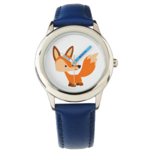 Cute Friendly Tecknad Fox Watch Armbandsur