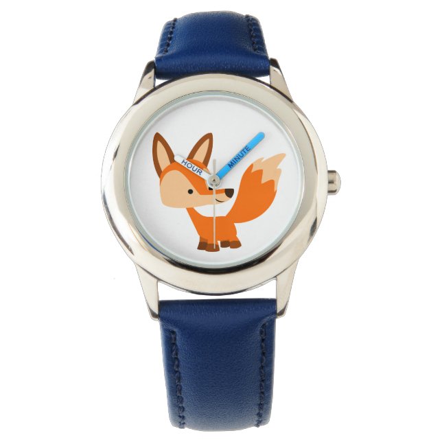 Cute Friendly Tecknad Fox Watch Armbandsur (Framsida)