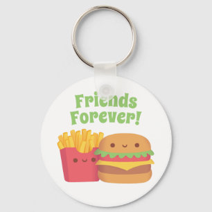 Cute Fries and Burger, Vänner över nyckelkedjan Nyckelring