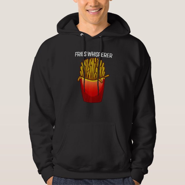 Cute Fries For Men Women Potato Fries French Fry Hoodie (Framsida)