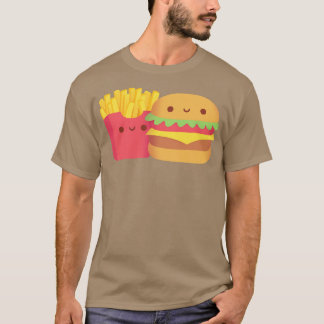 Cute Fries och Buger T Shirt