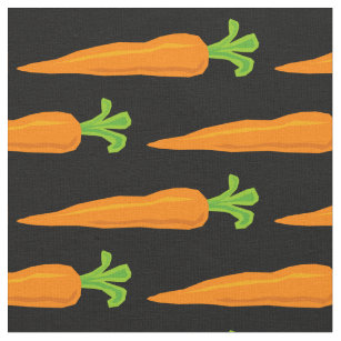 Cute friska veggie carrot mönster DIY-tyg Tyg