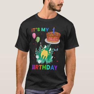 Cute Frog 2:a födelsedagen Frogs Djurgrafik T Shirt
