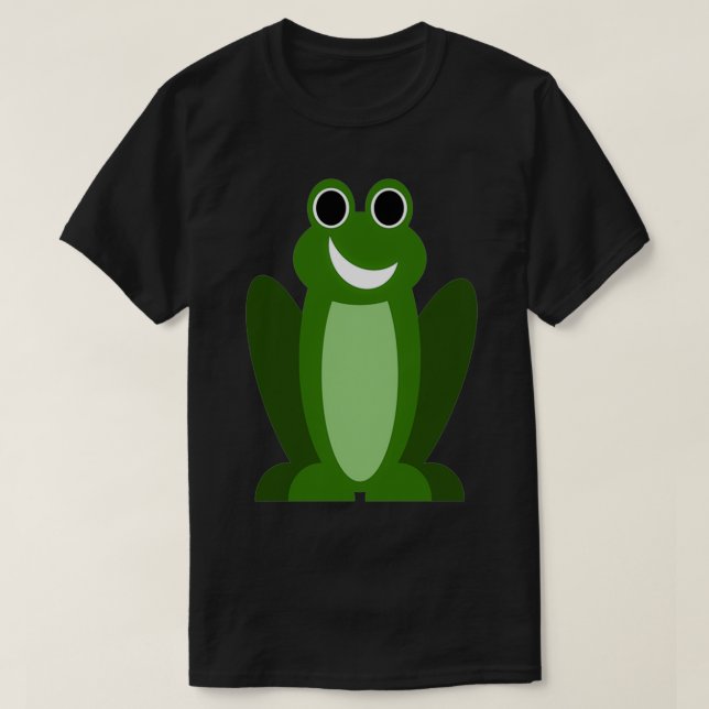 Cute Frog 4 2 T Shirt (Design framsida)
