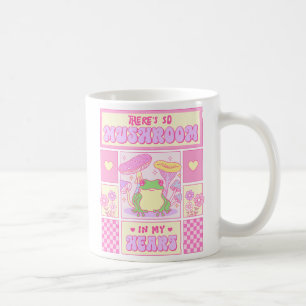 Cute Frog and Mushroom - Funny Romantic Kaffemugg