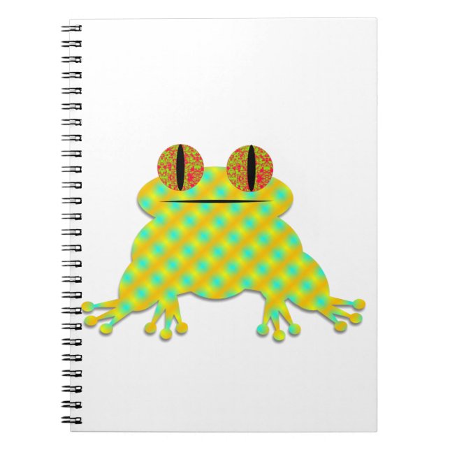 Cute Frog Anteckningsbok (Framsidan)