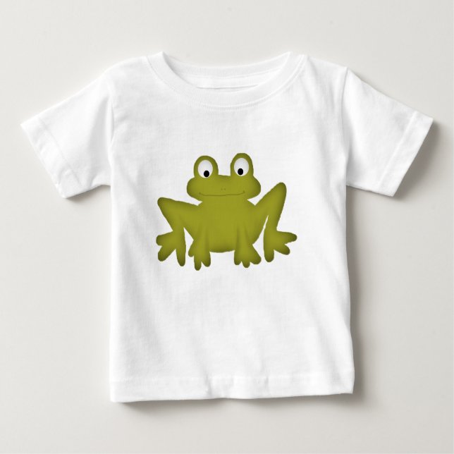 Cute Frog Baby Romper T-shirt (Framsida)